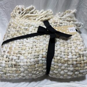 West Elm Chunky Knit Throw Blanket